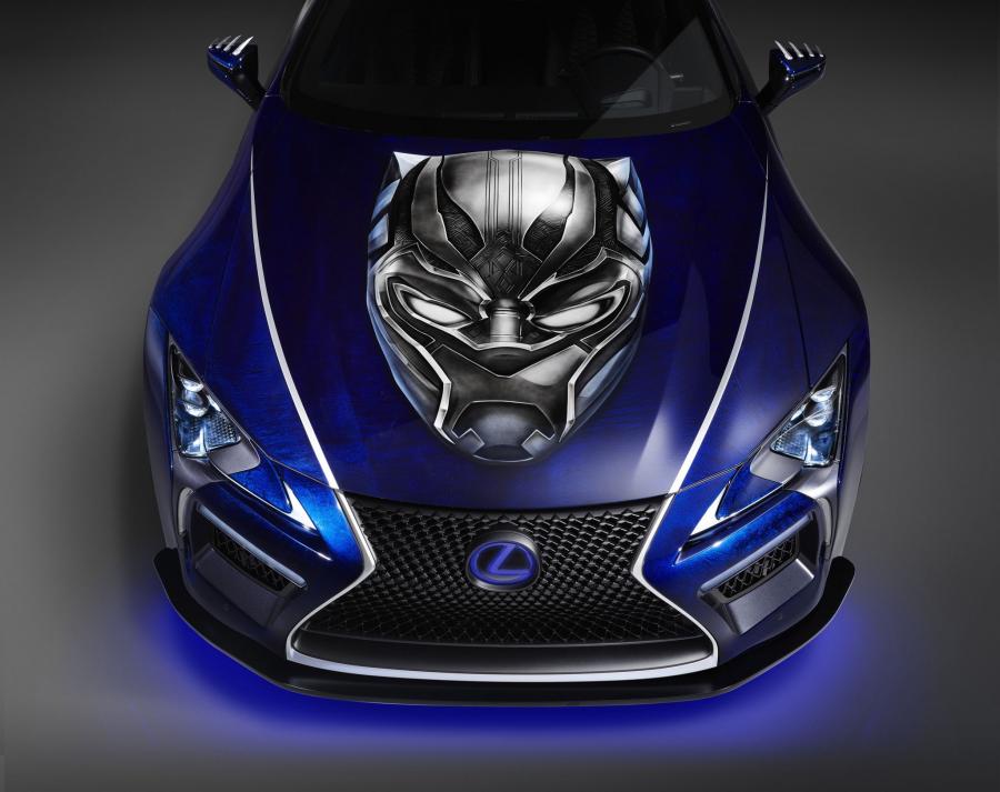 Детали экстерьера Lexus Black Panther Inspired LC 2017 года  (фото 4 из 4)
